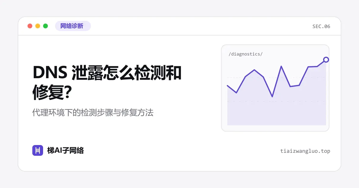 DNS 泄露怎么检测和修复？代理环境下的检测步骤与修复方法