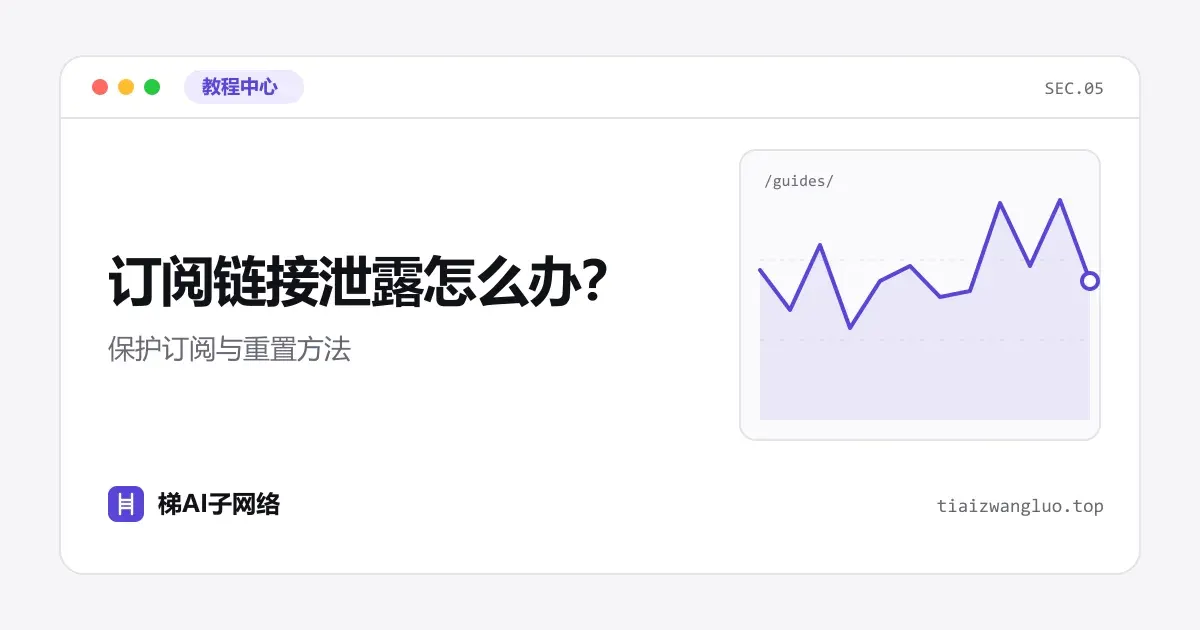订阅链接泄露怎么办？保护订阅与重置方法